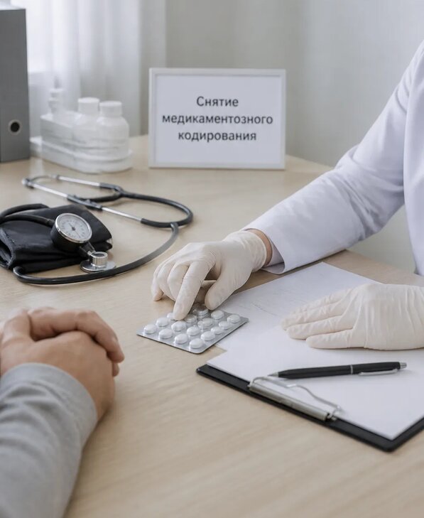 Снятие медикаментозного кодирования в Курчатове от 5094 р. | Медзона